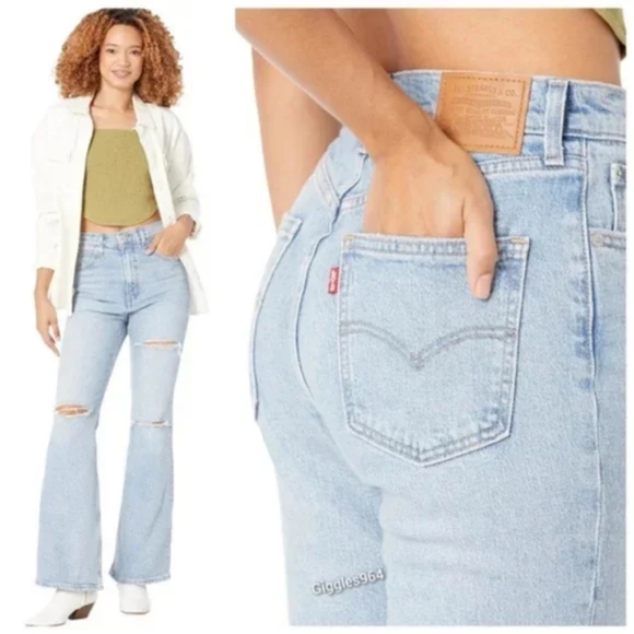Levi's 70s High Rise Flare Jeans You and I - Picture 1 of 9